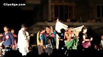 Public desi Telugu natukatti featuring local randis nude on stage 44 sec