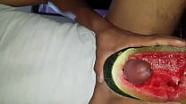Watermelon fuck