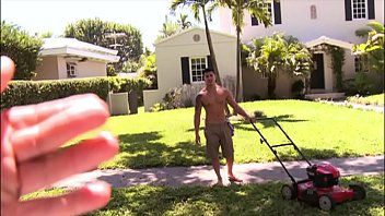BUS - Asian Straight Hunter Vance Was Mowing A Lawn; We Made Him An Offer He Could Not Refuse
