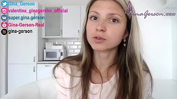 Gina Gerson , homevideo, interview, for fans, answer questions part 4, pornstar 20 min