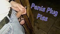 CBT - Penis Plug Piss