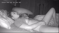 Busty Teen Struggles to Cum Before Bed HIDDEN CAM