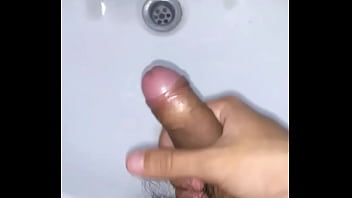 He masturbates richly in his bathroom