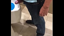 Lord shows me his cock in the bathrooms