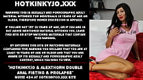 Hotkinkyjo & AlexThorn double anal fisting & prolapse