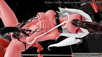 HENTAI INSECT HARD MMD 3D WHITE HAIR GIRL COLOR EDIT SMIXIX (1/7) ️