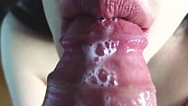 EXTREMELY CLOSE UP BLOWJOB, LOUD ASMR SOUNDS, THROBBING ORAL CREAMPIE, CUM IN MOUTH ON THE FACE, BEST BLOWJOB EVER