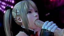 D or Alive: Deep Blowjob by cute Marie Rose