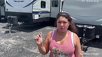 Colombian babe gives pussy ass down payment for RV. La Paisa