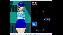 pixel game girl