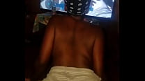 African step mom fuck step son while watching TV