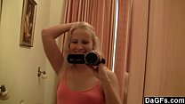 Dagfs - Young Blonde Masturbates In Front Her Mirror