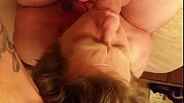 Old lady sucking cock